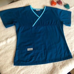 🌻Urban scrub Dark Teal top S